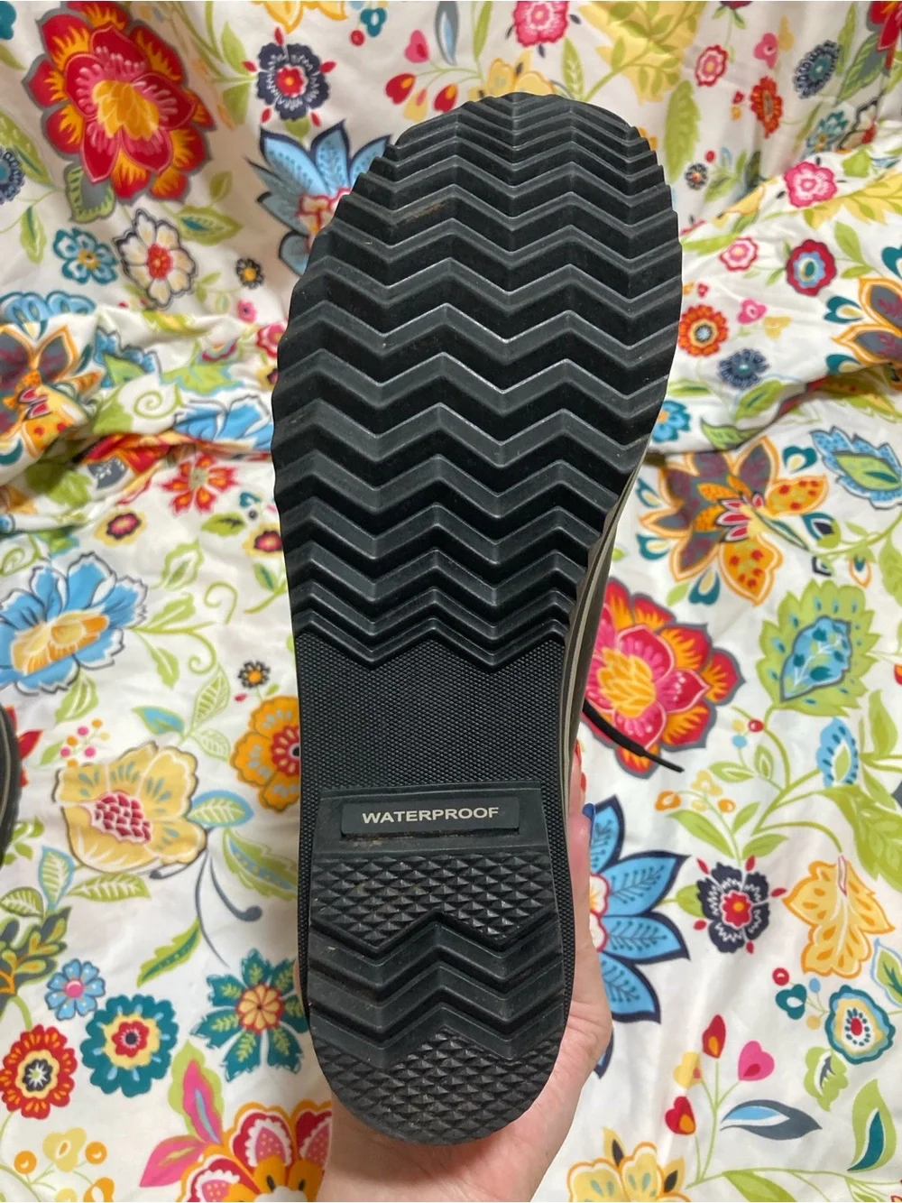 Sorel Women's Tofino II Fur Trim Waterproof Lace Up Black in Size 7.5